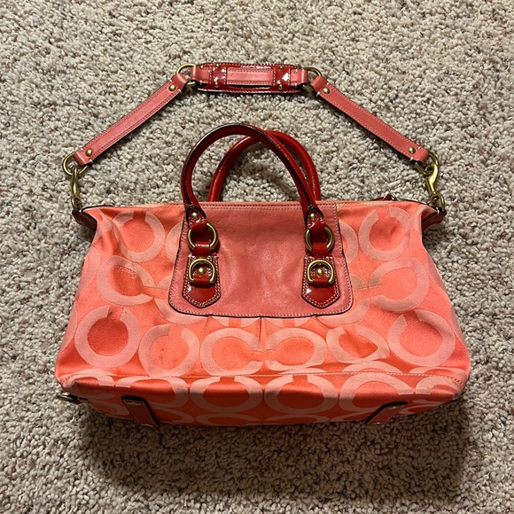 Coach VintageMadison Op Art Sabrina Satchel - Picture 2 of 10